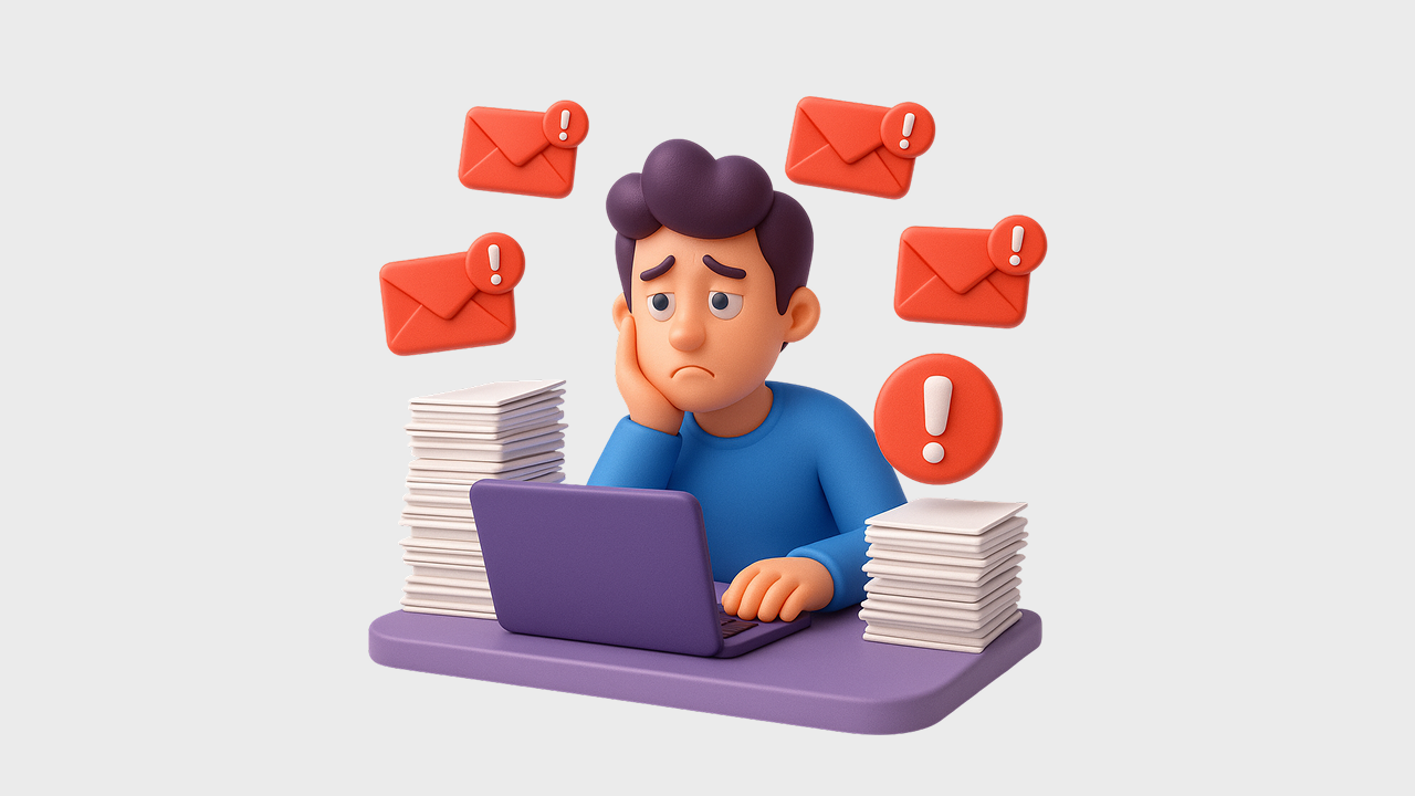 email screen picture