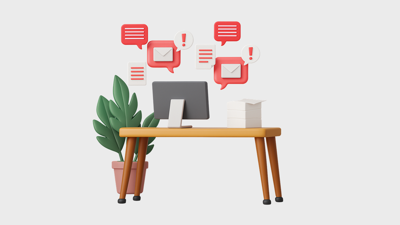 email screen picture