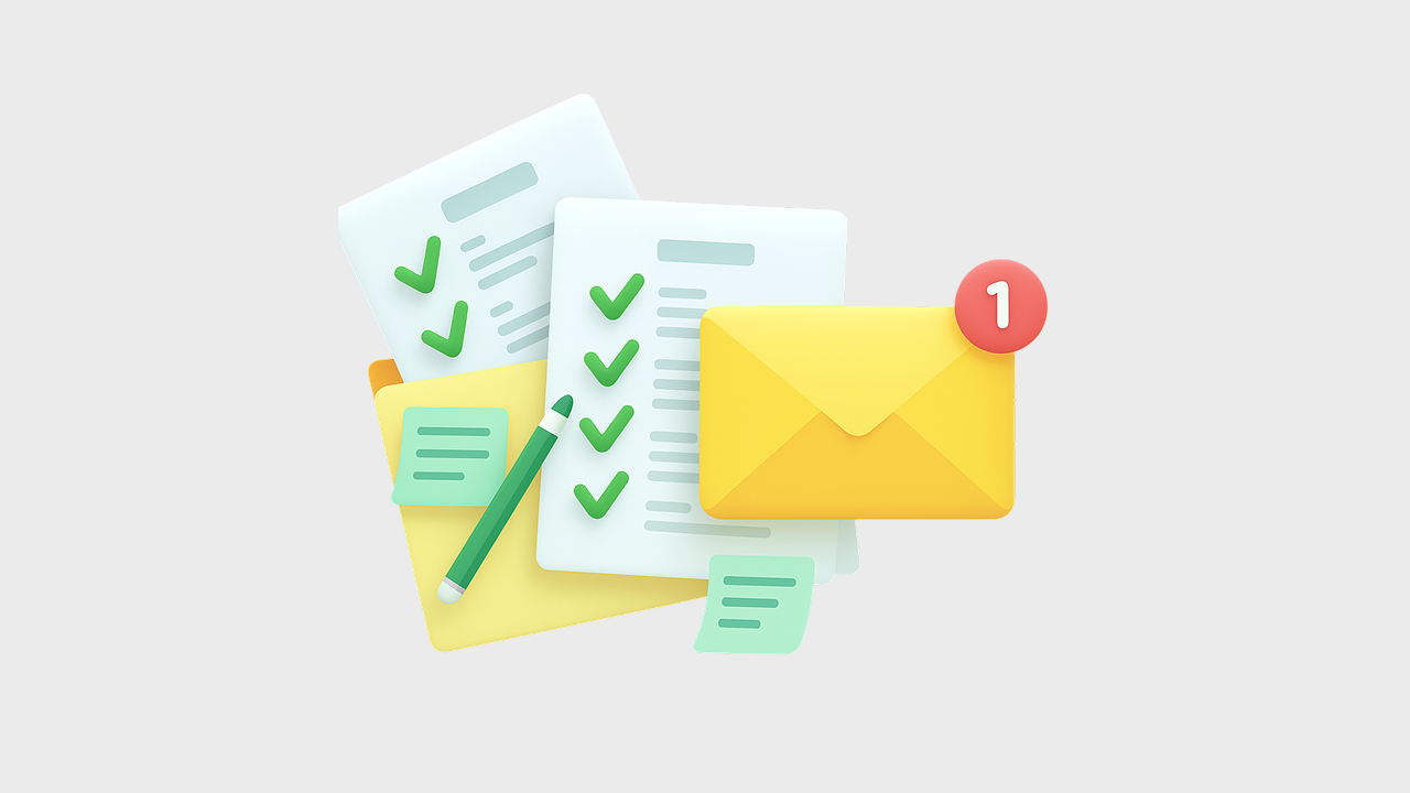 email screen picture