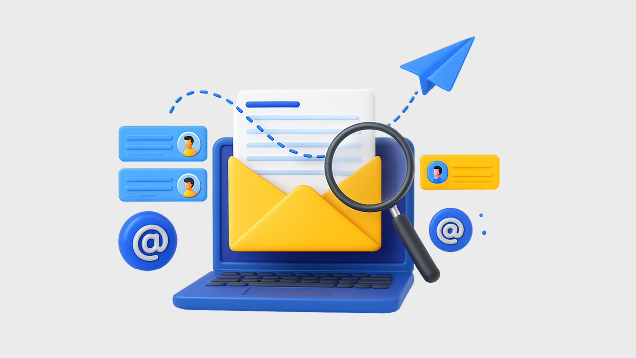 email screen picture