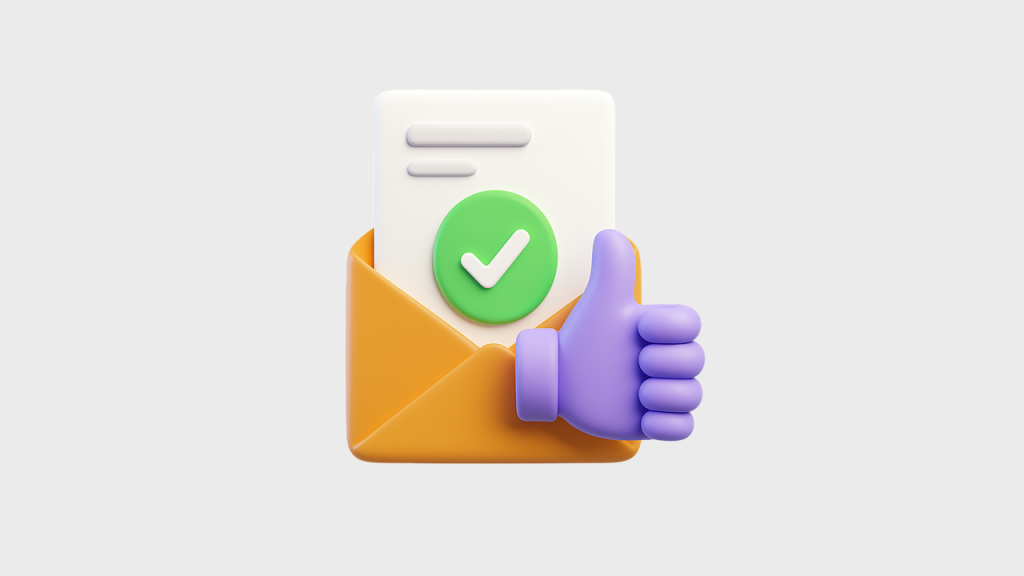 Confirmation email