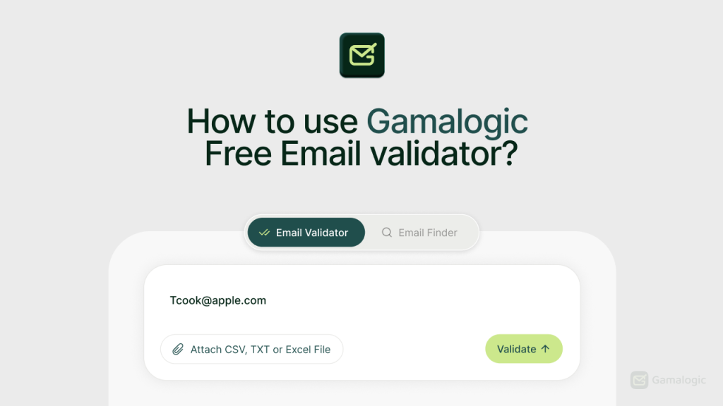 Gamalogic Free email validator tool
